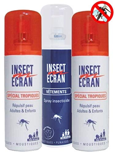 Cooper - Insect Ecran Répulsif peau spécial tropiques 2 sprays 75ml + Spray vêtements spray 100ml