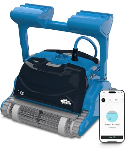 Dolphin F60 CB Automatischer Poolreiniger Poolroboter - Wandklettern, Eingelassene Pools bis zu 15m