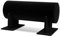 Flexzion Headband Display Stand - Soft Velvet Headband Holder Organizer Storage Rack with Detachable Base for Hair Hoop Accessories, Scrunchies, and Bracelet for Girls and Women, Black