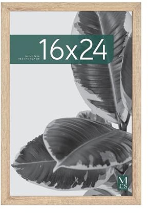 MCS Studio Gallery Bilderrahmen, 40,6 x 61 cm, natürliche Holzmaserung, Fotorahmen für Fotos, Poster und Kunstdrucke (1 Stück)