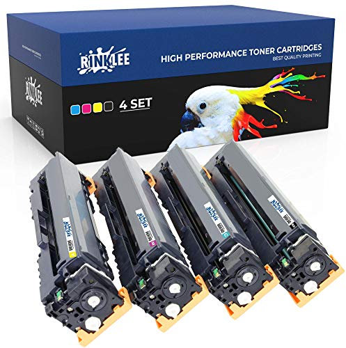 RINKLEE 045H 045 Tonerkartusche kompatibel für Canon i-SENSYS MF633Cdw MF635Cx LBP611Cn LBP613Cdw MF631Cn imageCLASS MF632Cdw MF634Cdw LBP612Cdw | hohe Reichweite 2800/2200 Seiten | 4er-Pack