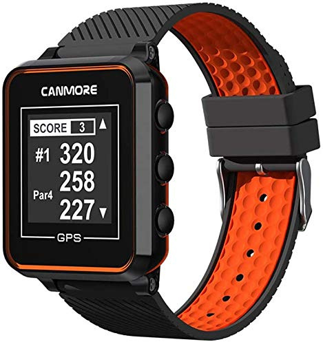 Canmore TW-353 Golf Watch (black/orange)