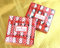 YöL 16 Mini Christmas Crackers Saucer Breakfast Polka Dot Floral Xmas Party Saucer Crackers Festive Tableware