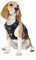 Funfox Dog Harness Medium No Pull, Adjustable Dog Harness with Handle Reflective Strips for Walking, Anti Pull Breathable Padded Pet Vest Front Clip Easy Control Small Large Breed Black M