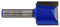 Tivoly XT60642067844 Fraises de défonceuse à rainer droit | 2 tranchants rectifiés au diamant Ø 22mm