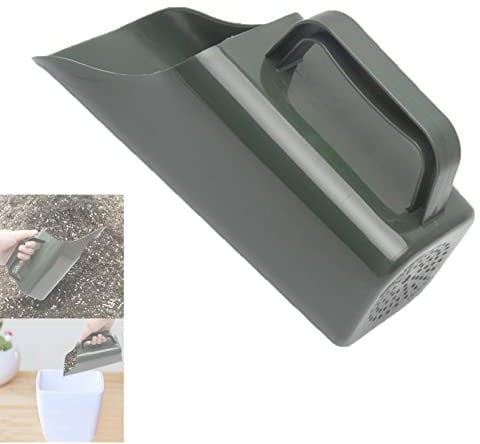 MOVKZACV Gartenschaufel, Schaufel, Eimer Gartenwerkzeug, Anzuchtlöffel, Grabwerkzeug, kleine Gartenschaufel aus Kunststoff zum Bewegen von Kompost, Pflanzen