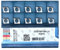 CDBP CCGT 09T304 Wendeschneidplatten Aluminium zum Drehen von Schneidwerkzeugen, 10 Stück