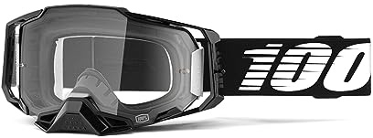 100% ARMEGA Premium Protective Sport Goggles with Ultra HD Lens & Nose Guard