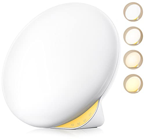 MediAcous Light Therapy Lamp, UV-Free 10000Lux Therapy Light with Timer