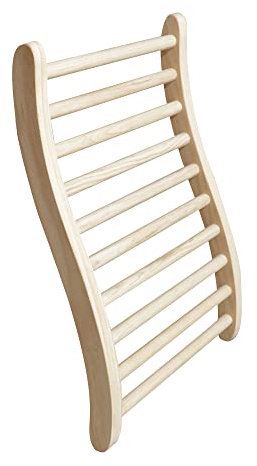Xmatch Sauna-Rückenlehne, Infrarot-Hemlock, S-förmige Unterstützung, 43,2 cm (B) x 52,1 cm (H)