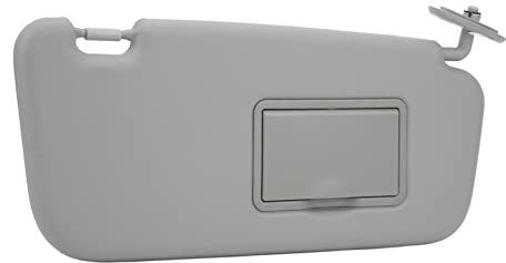 Parasol Gris para Coche con Espejo - Lado Izquierdo/Derecho del Conductor/Pasajero de Repuesto para Hyundai Getz 2002-2011 (Correcto)