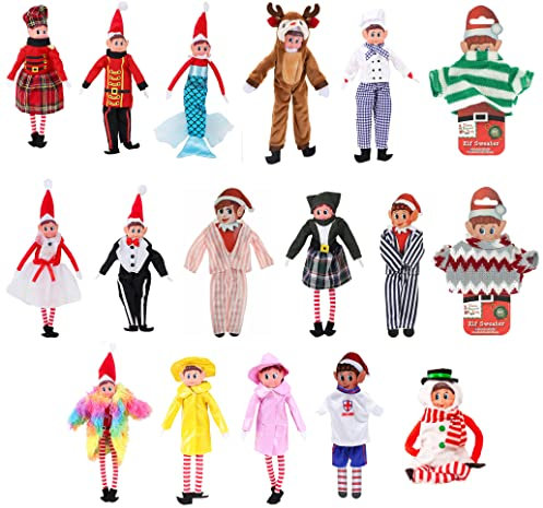 Elves Behavin' Badly Naughty Elf Outfit – Naughty Elf Costumes – 1 Überraschungskostüm, zufällig ausgewählt