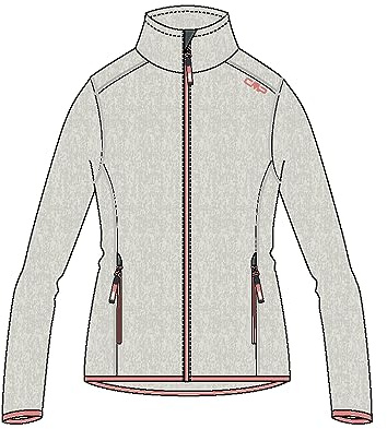 CMP Kinder Knit Tech Jacke Fleecejacke Fleecepullover
