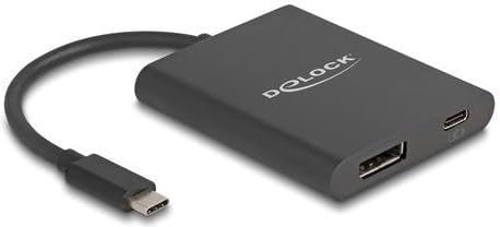 Delock USB Type-C(TM) Adapter zu DisplayPort (DP Alt Mode) 8K mit HDR und Power Delivery 60W