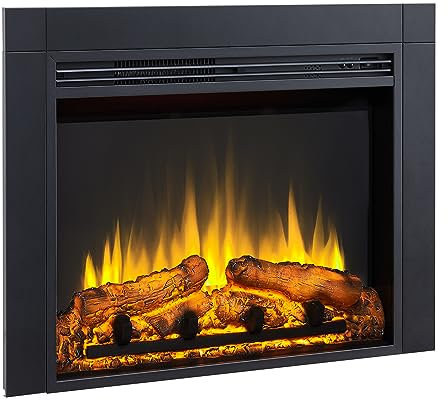 FLAMME Innsbruck Fireplace Insert Suitable for Custom Media Wall or Mantel Designs 24/60cm - 35/90cm
