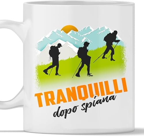 TeeDesign Tasse de montagne – Idée cadeau – anniversaire ou Noël pour lui et elle – Tasse pour cadeaux amusants