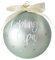 XL Weihnachtskugel 10cm Lieblings Papa b716 hellgrün Glaskugel Weihnachtskugeln Geschenk b716 Pastellgrün Glas Kugel Lieblingspapa Geschenk Weihnachten