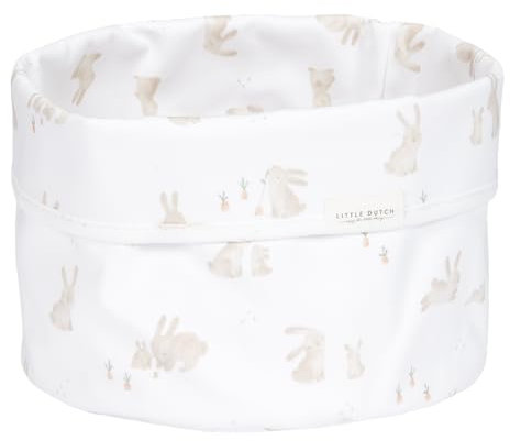 Little Dutch TE30603023 Wickeltischkörbchen Baby Bunny - Newborn Naturals rund