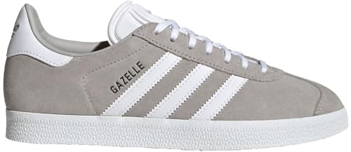 adidas Women's Gazelle Indoor W Shoes, Grey Two/Pure White/Grey, 6.5