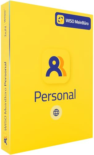 WISO MeinBüro Personal | Stammdaten, Arbeitszeiten, An- und Abwesenheiten online erfassen | 1 Benutzer | 12 Monate | Aktivierungscode per Email