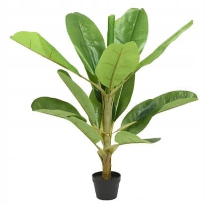 Kaemingk Bananenbaum im Topf Kunstpflanze dekorativ groß 60x120 cm Dekoration im Topf, deko Wohnzimmer kunstpflanze kunstpflanzen groß