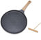 MEKOTRIN Pancake Pan, Crepe Pan - 24cm Non Stick Frying Pan for Breakfast Pancake Plett Fried Egg Omelette Burger, Dosa Pan Suitable for All Hobs & Induction(Grey,24cm)