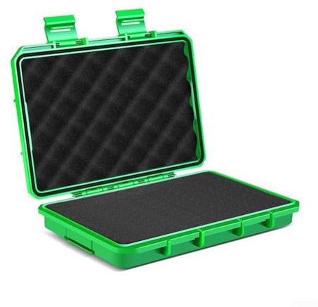 Oniissy Caja de herramientas de plástico resistente, caja de herramientas de transporte impermeable Caja de herramientas de instrumentos de seguridad Caja de herramientas de almacenamiento de plástico