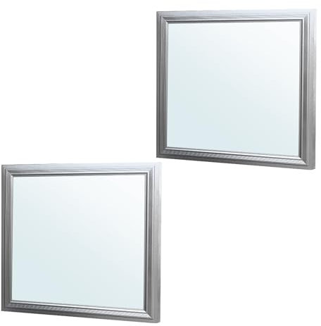 ECD Germany 2x LED Panel Dimmbar Deckenleuchte 30x30 cm 12W Kaltweiß 6000K, 1200 Lumen, Trafo + Aufhängeset, Ultraslim, Quadrat, Lampe Deckenlampe Deckenstrahler Deckenpanel Wandleuchte Pendelleuchte