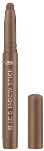 L'Oréal Paris Lidschatten im praktischen Stiftformat, Glänzendes Finish, Langanhaltende Gel-Textur, Le Shadow Stick by Paradise, Nr. 420 Brown Bliss, 1,4 g