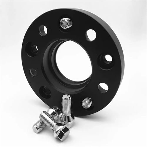 JTWMTY Lange Haltbarkeit 1 Stücke Auto Spurverbreiterungen Erweiterungsadapter Für B&MW G05 G20 G21 Radnabe Erweiterung Geschmiedetes Aluminium Zubehör(Balck 25mm)