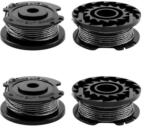 4 Pcs Strimmer SpoolLine for Bosch ART 23 SL 26 SL Lawn Mower Spool Strimmer Wire Grass Trimmers Edger String Spool Replacement for EasyGrassCut 18 23 26 18-230 18-260 F016800569 F016800385
