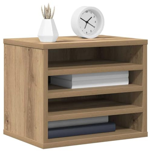 vidaXL Schreibtisch Organizer Artisan-Eiche 36 x 26 x 29,5 cm | Genug Platz, um alles ordentlich zu halten, Passt zum neuesten Design mit einem glatten Look,