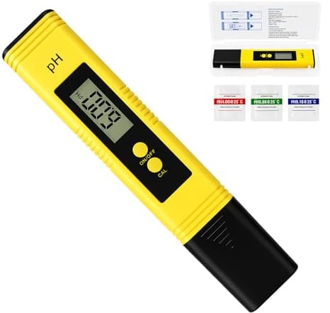 PH Messgerät,PH Wert Messgerät,Ec Messgerät,Wassertester Trinkwasser, Für Trinkwasser, Schwimmbad, Aquarium,Labor,Automatischer Temperatur Kompensations Ph Wert Messgerät