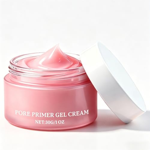 Pore Primer Gel Cream – Professionelle Make-up Basis Cream für sofort glattes Hautbild & makelloses Finish, Primer Gesicht Gel – ideal für tägliches Schminken mit langanhaltenden Halt