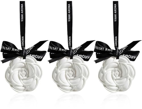 DOVBAN 3 Pièces Diffuseurs D'Huiles Essentielles,Galet Diffuseur Huile Essentielle,Pierre à Parfum D'Ambiance Pour La Décoration Intérieure