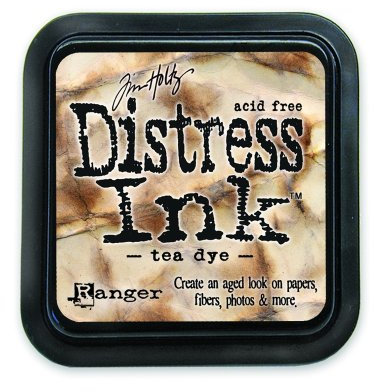 Ranger 268118 Tim Holtz Distress Ink Pad, Tea Dye, 7.5 x 7.5 x 4 cm