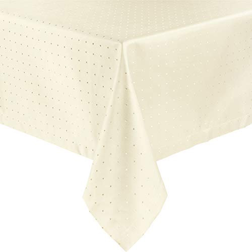 Curt Bauer Tischdecke Petito fleckabweisend Sekt Größe 130x225 cm