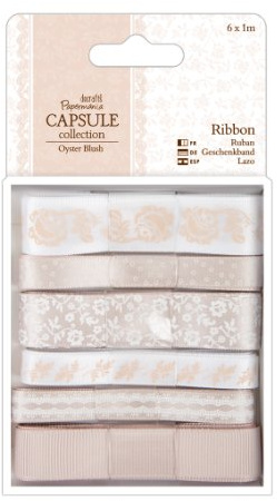 Papermania - B?nder-Set (6x1m) Oyster Blush