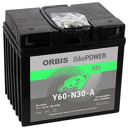 Orbis BikePower Y60-N30-A, C60-N30-A, 53034 53034 12V 30 Ah 400A