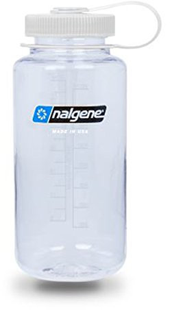 Nalgene Flasche 'Everyday Weithals' - 1 L, klar, Deckel weiß