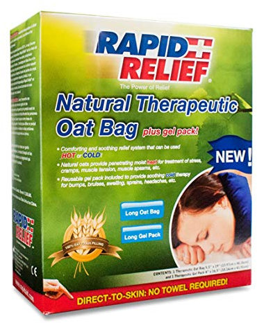NATURAL THERAPEUTIC OAT BAG C/W GEL PACK (LONG)