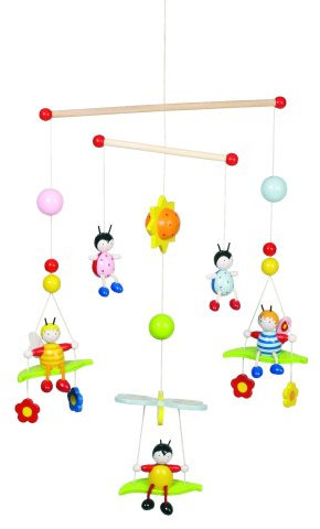 Goki 52954 - 3-D Mobile Bienen und Käfer