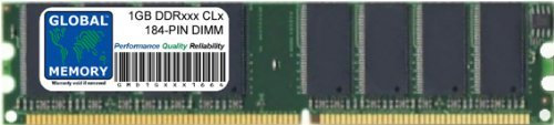 Memoria RAM 1GB DDR 266/333/400MHz 184-PIN DIMM compatibile con PC desktop/schede madri