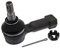 febi bilstein 42456 Tie Rod End with castle nut and cotter pin, pack of one