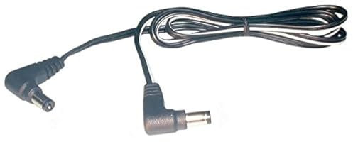Philmore 6-ft DC Power Cable Cord with 2 Right Angle 2.5 x 5.5mm Male Plugs; 48-1062