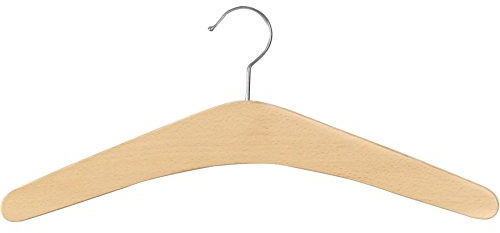 Schicker Garderobenbügel Kleiderbügel Boomerang aus Buchenholz