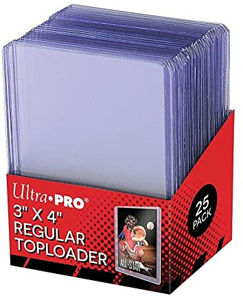 Ultra Pro 1.000 Regular Series Toploader-Box, 7,6 x 10,2 cm, 1.000 – 40 versiegelte 25 ct Packungen.