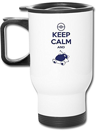 Mensuk Keep Calm And Sleep Travel Mugs White