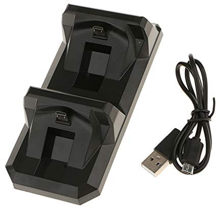 Mr. Gadget Solutions® Dual-Dockingstation für Sony PlayStation4 (PS4) Wireless Controller
