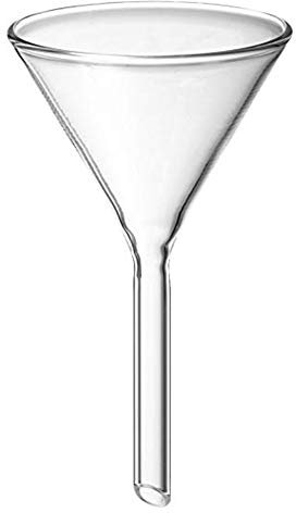 Demarkt Glastrichter Durchmesser 60 mm Trichter aus Glas Trichter aus AR-Glas, für Labor und Haushalt